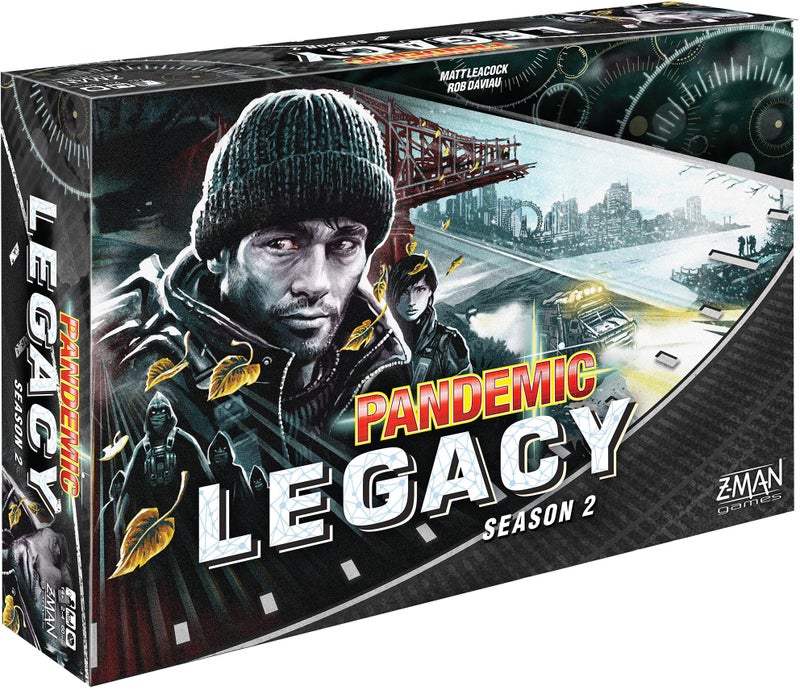 Asmodee Pandemic Legacy Season 2 Board Game (Black) - Fight to Save Humanity from Plague! Cooperative Strategy Game for Kids and Adults, Ages 13+, 2-4 Players, 60 Minute Playtime, Made by Z-Man Games - Image 1